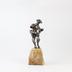 Sterling Silver Sculpture of Man playing Violin, made in Israel