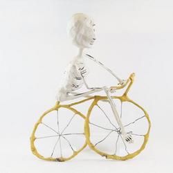 Skeleton Riding Bicycle