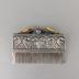 Indian Parcel-Gilt Silver Comb