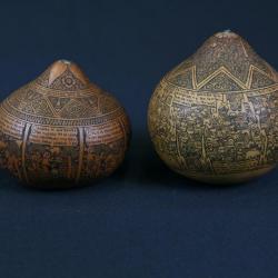 Peruvian Carved Gourds