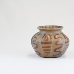 Small Pot with Squiggles