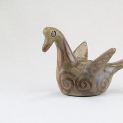 Small Bird with Curl-li-que Candle Holder 